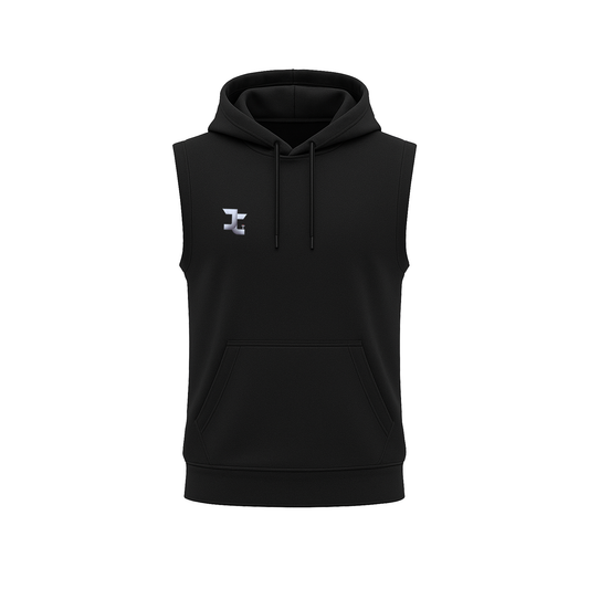 Sweat à capuche sans manches